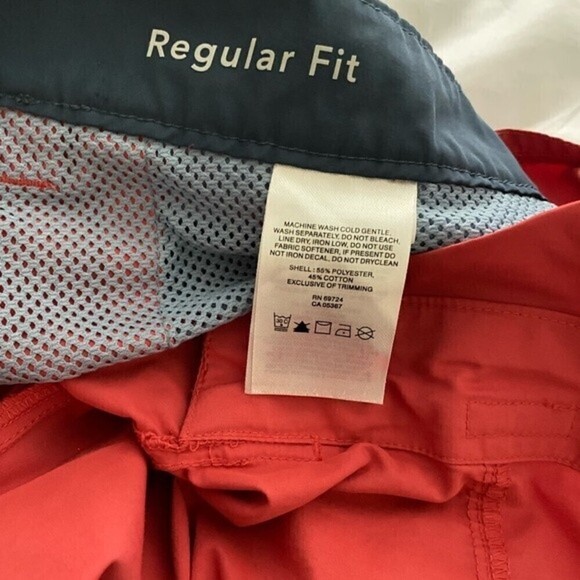 Columbia Men’s Swim Shorts Regular Fit Snap Button Velcro Closure Hybrib Trunks - Picture 8 of 10